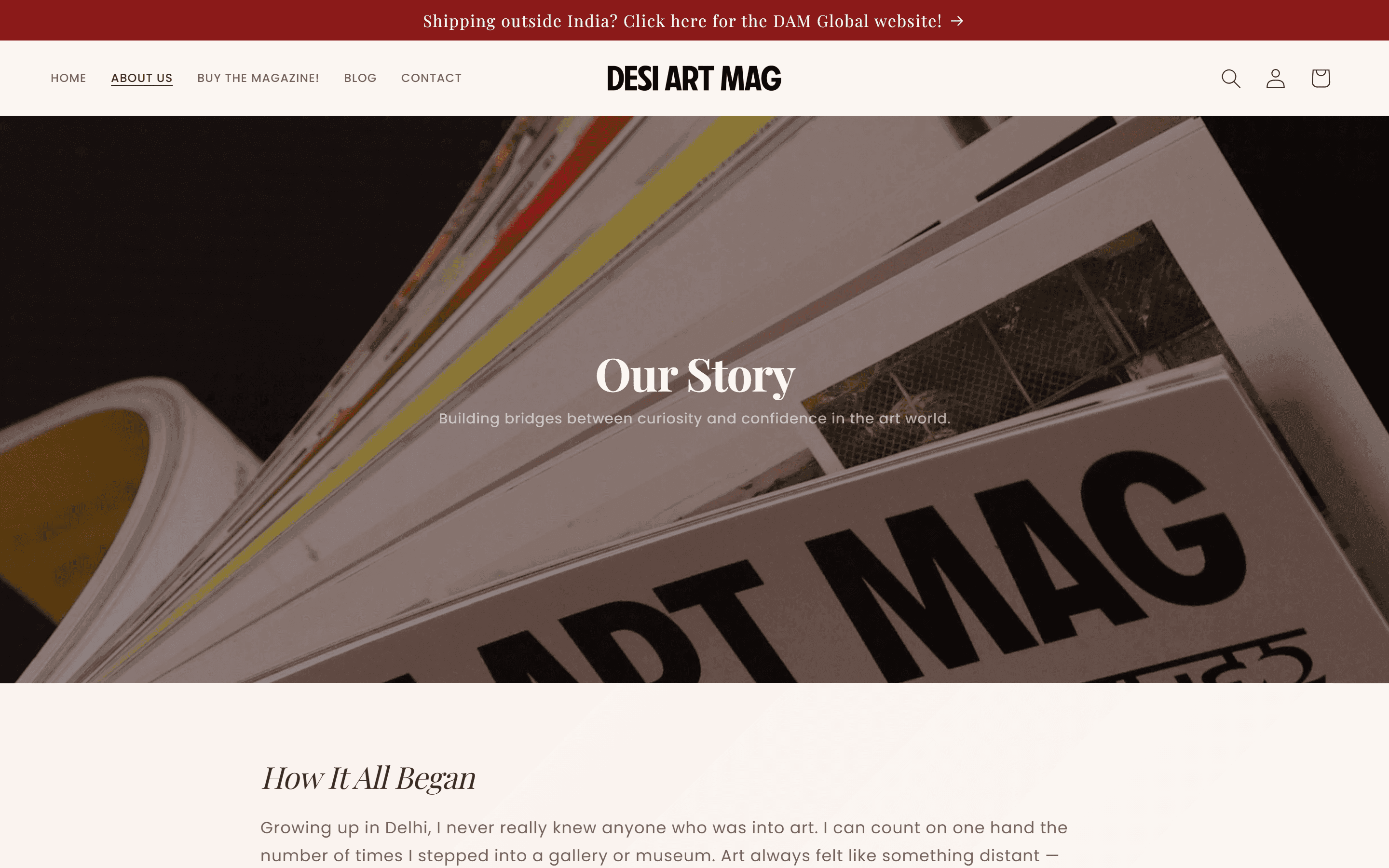 Desi Art Mag — About page