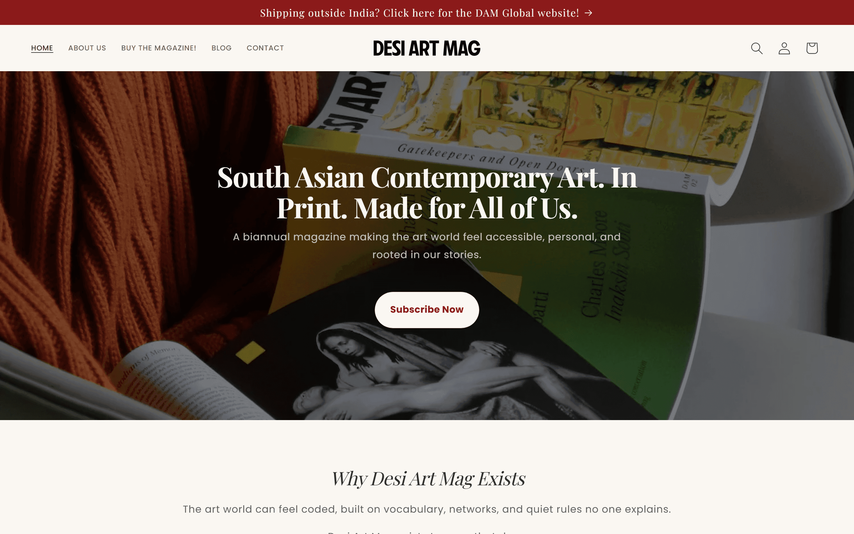 Desi Art Mag — Store overview