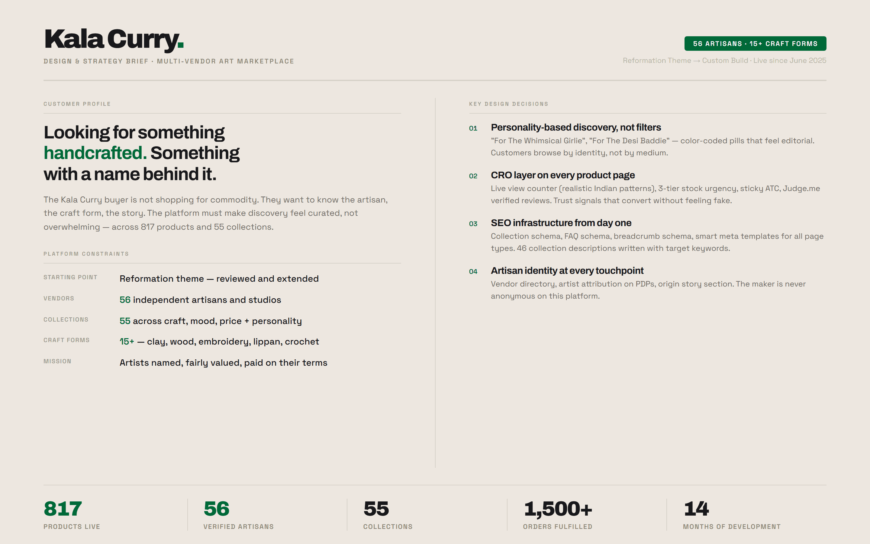 Kala Curry — Research
