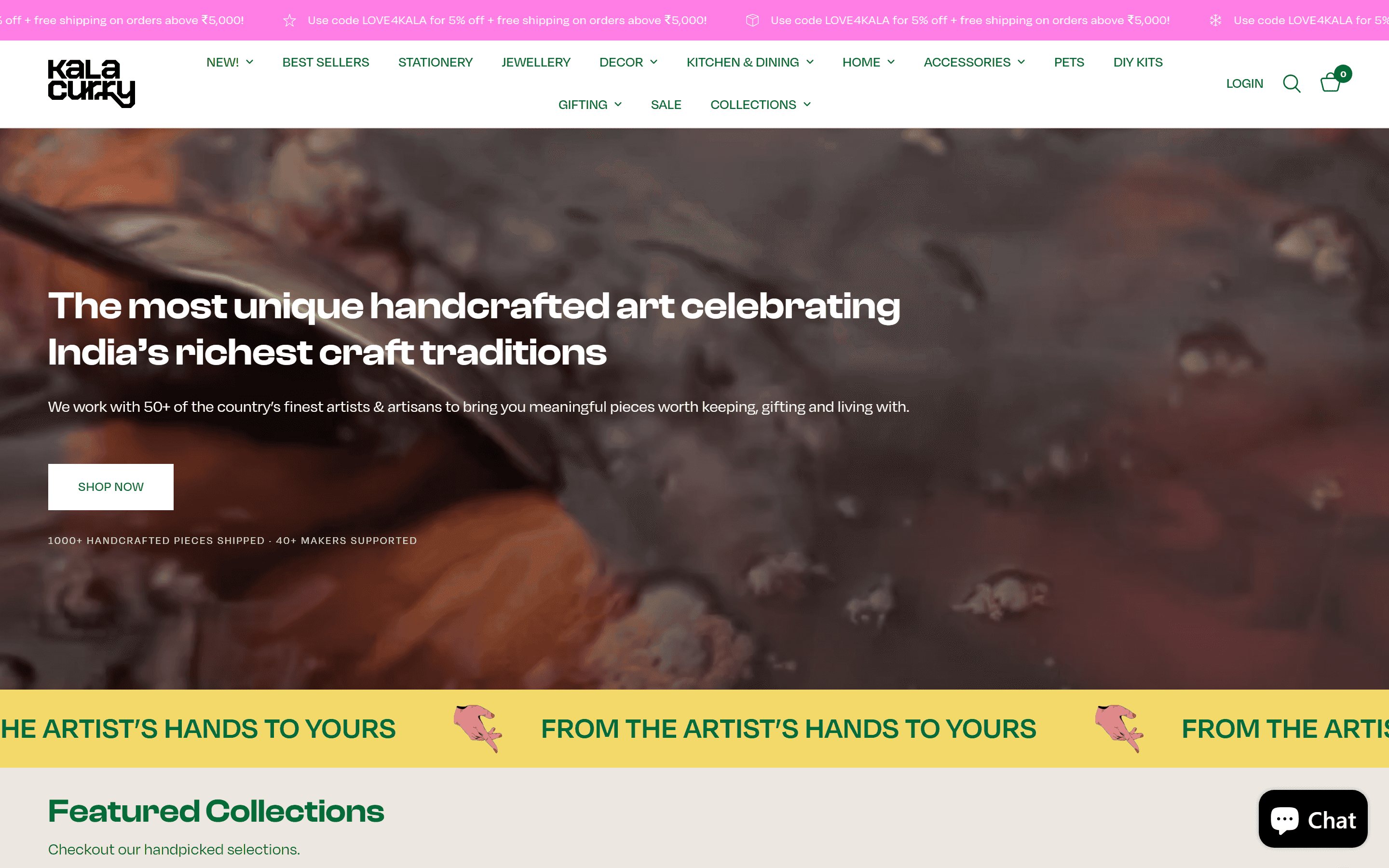 Kala Curry — Homepage