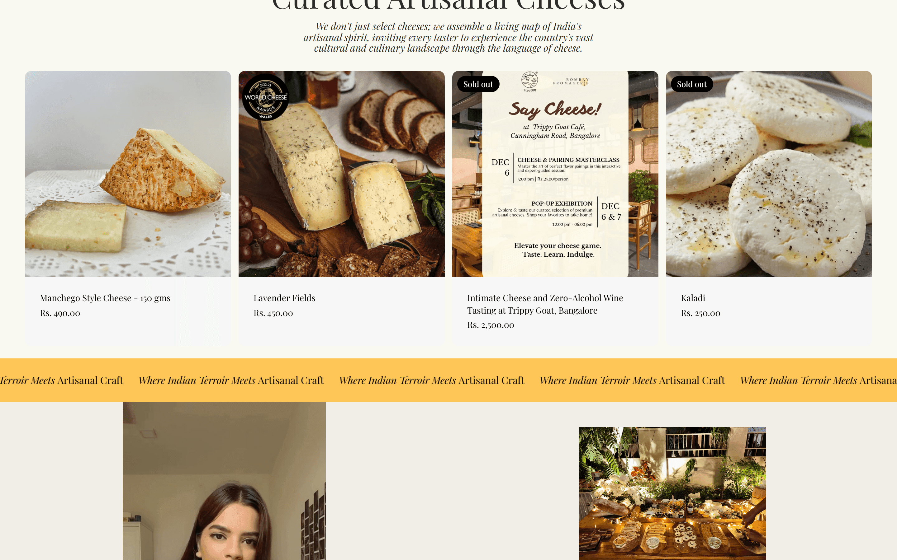 Bombay Fromagerie — Collections