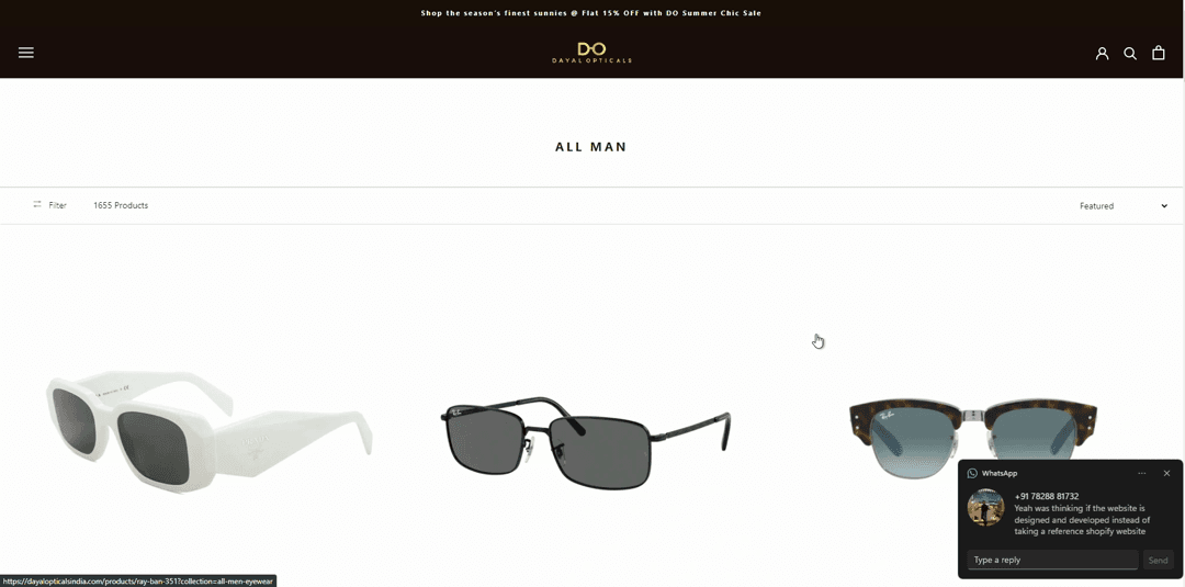 Dayal Opticals — Collection