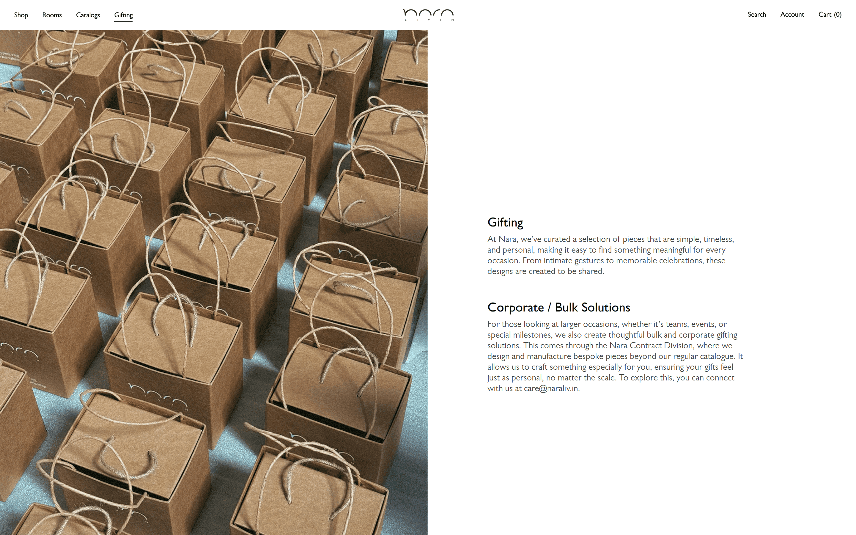 Nara Livin — Gifting